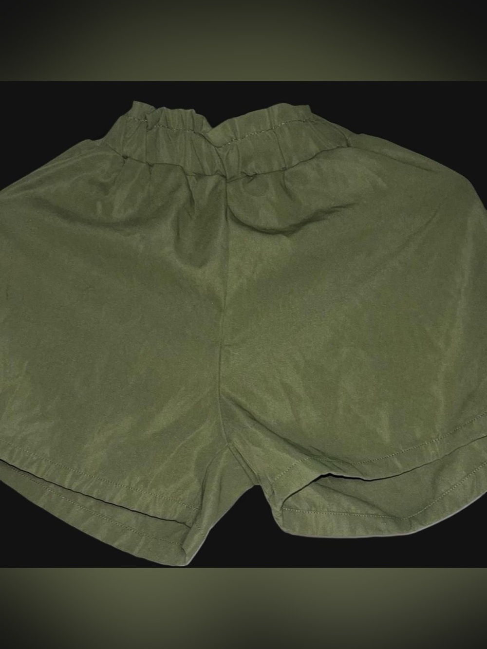Green Colorful Teen Shorts, Summer & Spring Shorts, 11-12Y Girl Clothing